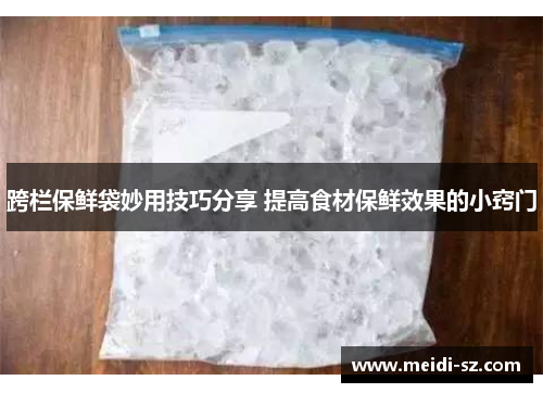 跨栏保鲜袋妙用技巧分享 提高食材保鲜效果的小窍门